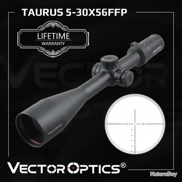 Vector Optics Taurus Arme Tactique Militaire Chasse 5-30x 56 Rticule Haute Qualit Longue Porte