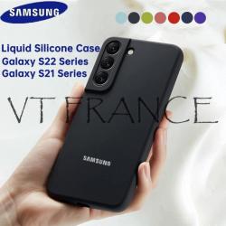 SAMSUNG Coque Silicone Galaxy, Couleur: Au Choix, Smartphone: Galaxy S22