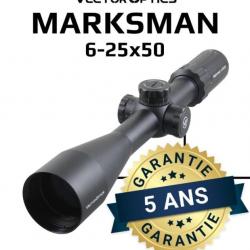 PROMO! Lunettes de tir Vector Optics Marksman 6-25x50 chasse et tir longue distance GARANTIE 5 ANS!!