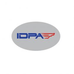 IDPA Sticker - 75x45mm, Color: Grey