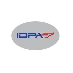 IDPA Sticker - 75x45mm, GRIS