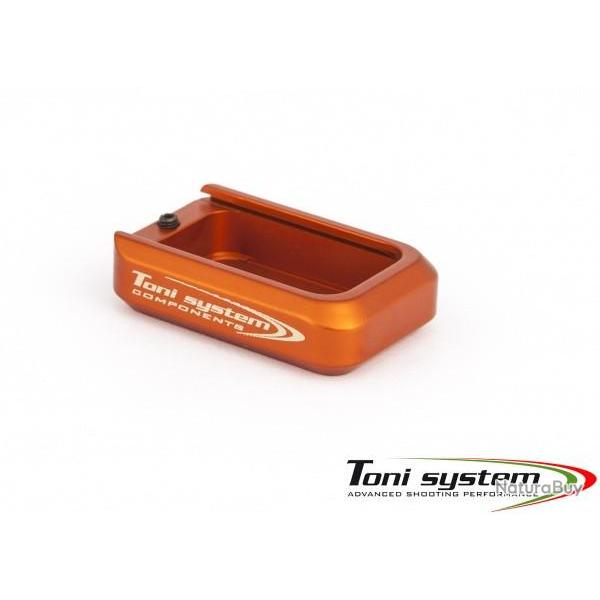 +1 extension de chargeur rond pour petit cadre Tanfoglio - Orange - TONI SYSTEM