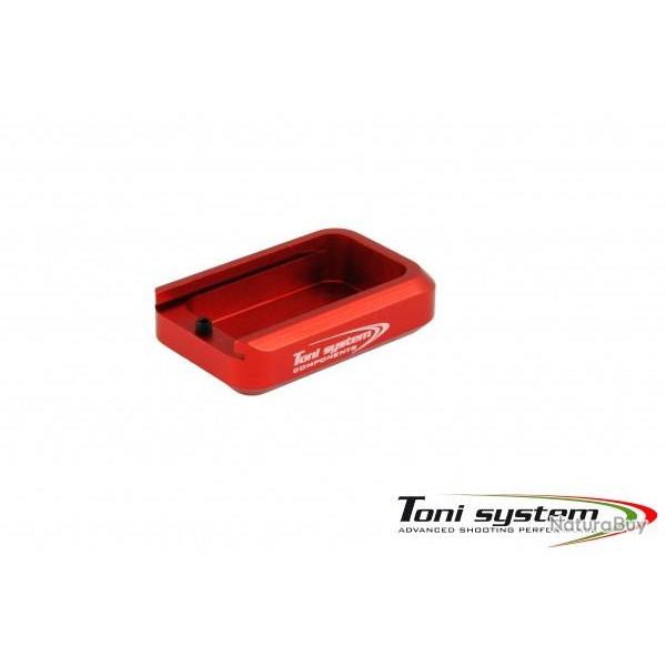 +1 extension de chargeur rond pour Tanfoglio grand cadre - Rouge - TONI SYSTEM