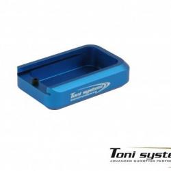 +1 extension de chargeur rond pour Tanfoglio grand cadre - Bleue - TONI SYSTEM