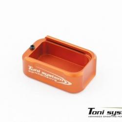 Extension chargeur +2 coups pour petit châssis Tanfoglio - Orange -  TONI SYSTEM