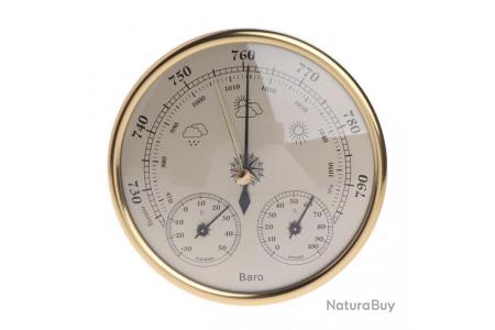 Baromètre - Thermomètre mural, hygromètre, baromètre, montre
