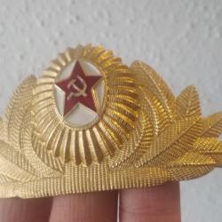 COCARDE CASQUETTE MARTEAU ET FAUCILLE AVIATION URSS CCCP