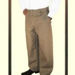 Pantalon largeot à passants en lin Le Laboureur Noir 42 Entrejambe 76 cm