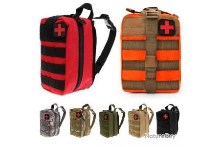 Kit de survie militaire d'urgence pour voyage et activités extérieures  trousse