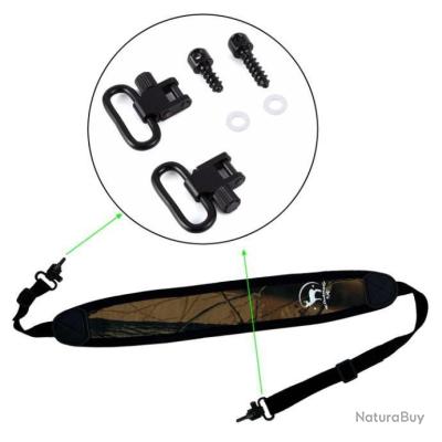 Bipied Pour Fusil Réglable 6-9 Pouces - Pliable, Ressort Arrière, Avec Adaptateur (neuf)