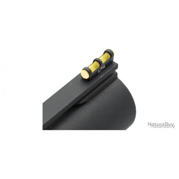 Guidon fibre optique jaune pour fusil - diamtre filetage 2.6mm - LPA