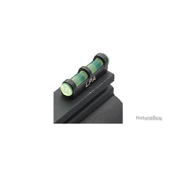 Guidon fibre optique vert pour fusil - diamtre filetage 2.6mm - LPA