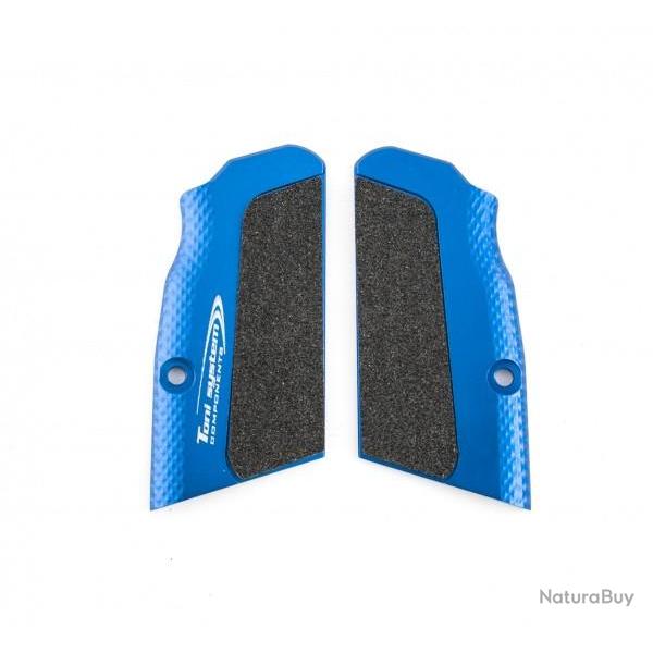 Poignes Highgrip ultra courtes - petit cadre pour Tanfoglio - Bleue - TONI SYSTEM