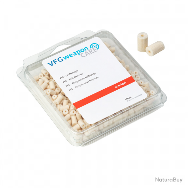 TAMPONS DE NETTOYAGE VFG Calibres 4,5 mm ( Boite de 100 pices)
