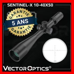 Lunette De Tir Vector Optics SENTINEL-X 10-40x50 chasse tir sportif et de loisir GARANTIE 5 ANS !!