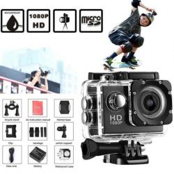 Caméra de Sport G22 HD 1080 Lcd Etanche 30 M Grand Angle 120° + Kit Aventure - Haute Qualité !