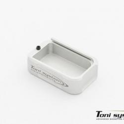 Extension chargeur +2 coups pour Tanfoglio grand cadre - Gris - TONI SYSTEM