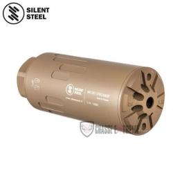 Silencieux SILENT STEEL Micro Streamer 108mm Terre Fde Noir Cal 5.56 mm