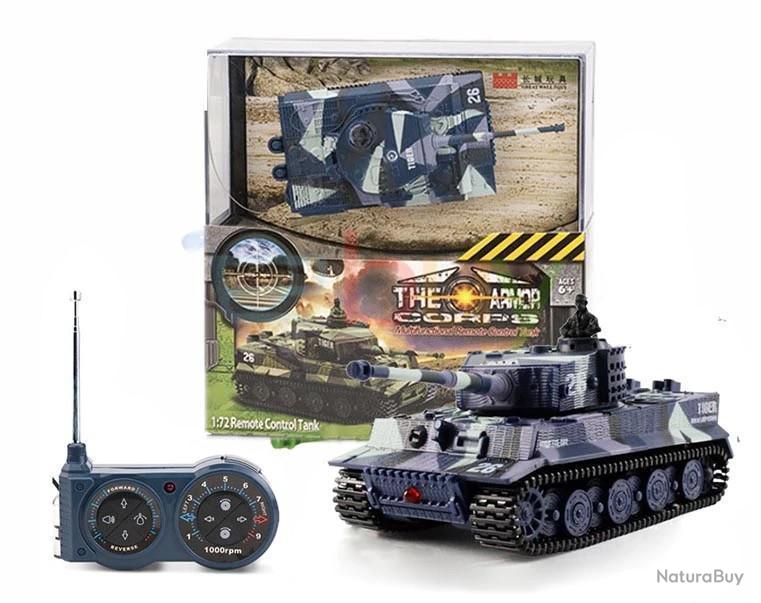 Char Télécommandé Leopard II 1:18 - Tire Billes Et Bombes à Eau, Fumée, Sons, Lumières, 2.4GHz