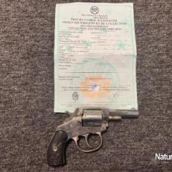 Revolver Iver Johnson American Bulldog 32SW Short, 5 coups. À restaurer, Voir photos.Inapte aux tir.
