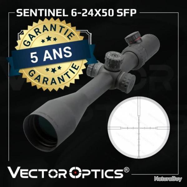 Enchres!! Lunette de tir Vector Optics SENTINEL 6-24x50 SFP GARANTIE 5 ANS !!