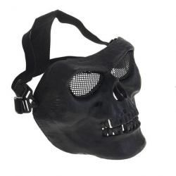 MASQUE SKULL GRILLAGE NOIR