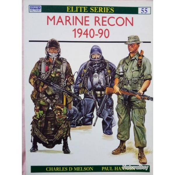 Elite  Series. Marine Recon 1940-90. Livre en anglais