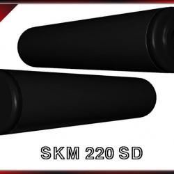 Silencieux pour 222/223 rem SKM 220 SD avec coupelles en acier et filetage ½X28 unef