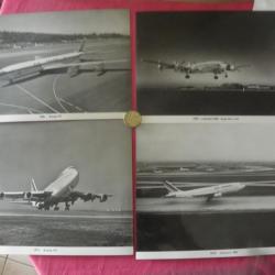 4 vintage photo air france