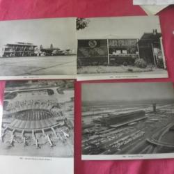 4 vintage photo air france. areoport