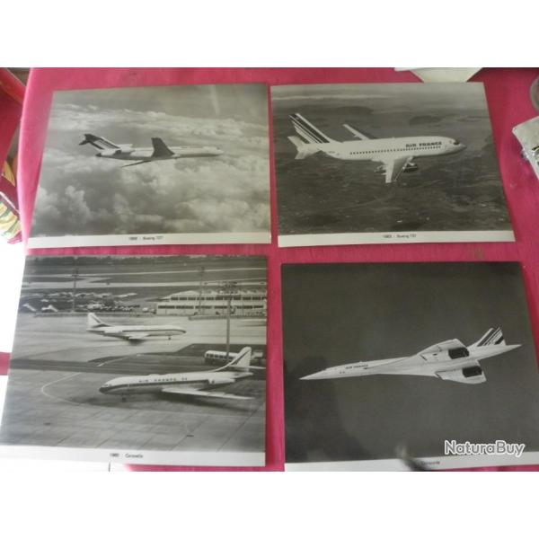 4 vintage photo air france. 2