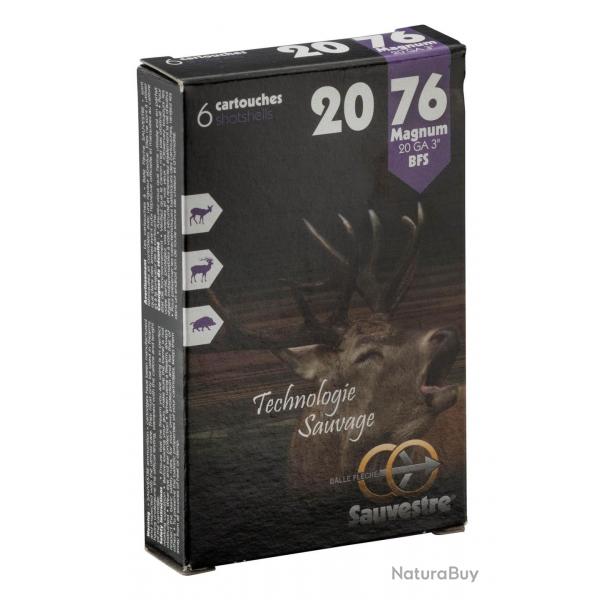 Cartouches Sauvestre grand gibier Magnum - Cal. 20-76