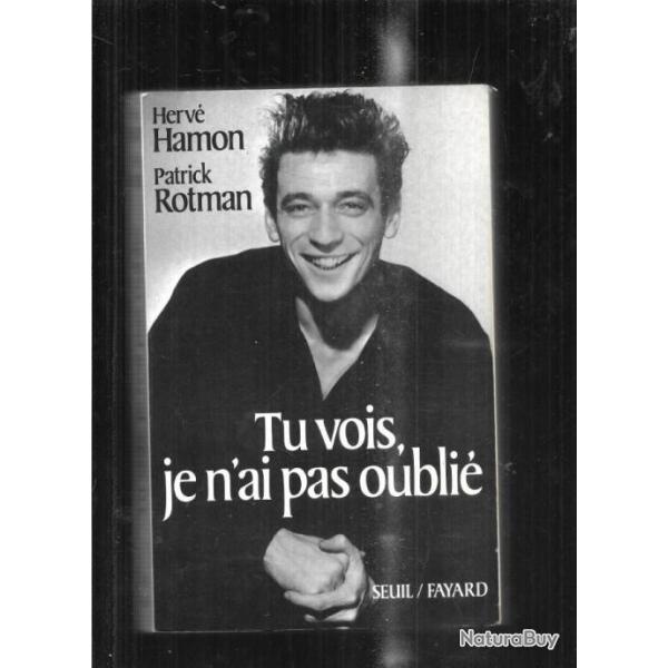 tu vois je n'ai pas oubli d'herv hamon et patrick rotman , yves montand