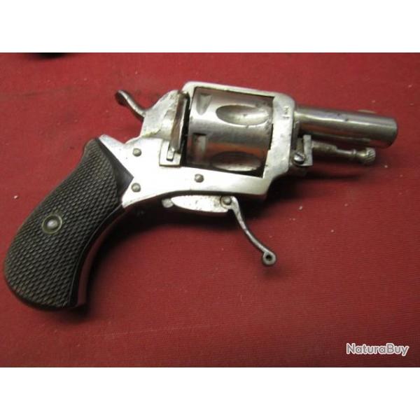 revolver cal 320 percussion ferme ressorts ok excellent fonctionnement Belge SA DA 6 coups PT