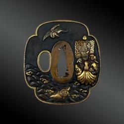 Tsuba, Garde De Sabre Japonais Japon, Période Edo (1603 - 1868)