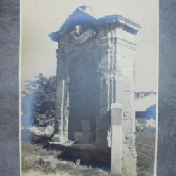 GRANDE PHOTO ANCIENNE ORATOIRE sur AGFA BROVIRA 23.4cm x 17.4cm