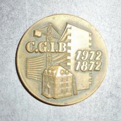 MEDAILLE C.G.I.B Caisse de Garantie Immobilière du Bâtiment