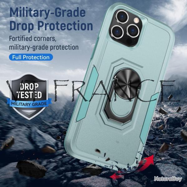 Coque Anti Choc pour iPhone Style Griffin-Otterbox, Couleur: Au Choix, Smartphone: iPhone 14 Pro