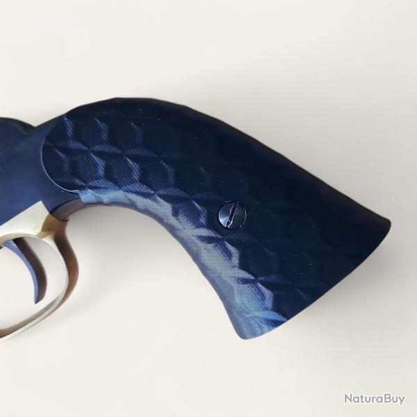 Plaquettes Remington 1858 Pietta texture noeud papillon noir