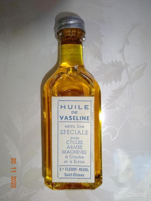 Flacons huile de vaseline collector - Huiles, graisses et