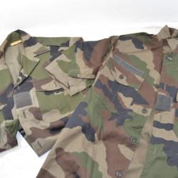 lot x2 chemisette chemise sans manche Armée Française. Taille 37/38 Surplus militaire chasse airsoft