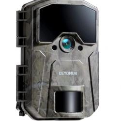 Caméra de Chasse 20MP 1080P HD Étanche Ip66 Surveillance avec Vision Nocturne à LED Infrarouges