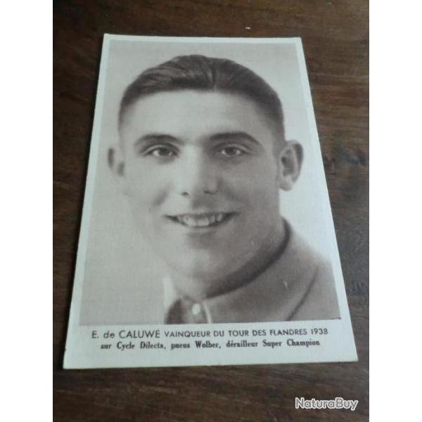 CP SPORT  E DE CALUWE   VAINQUEUR DU TOUR DES FLANDRES  1938