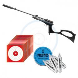 Wahoo ! Pack ARTEMIS cal.5.5 CP2 12J + CROSSE  + 250 Plombs + 5 Co2 + 10 Cibles - BF22