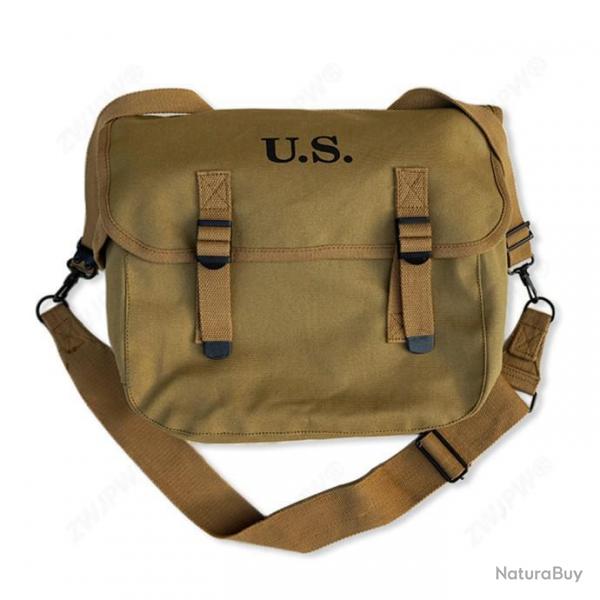 Sacoche Musette Field M 36 - sac  dos WW2 US ARMY Seconde Guerre Mondiale Chasse
