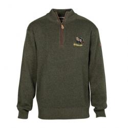 PULL PERCUSSION COL CHEMINEE KAKI SANGLIER XL (promo)
