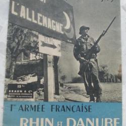 1945 revue militaire n° 1 de la 1° ARMEE FRANCAISE RHIN ET DANUBE, Allemagne Autriche France FFA gue