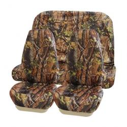 Housse de Siège Universelle Camouflage Avant - Arrière Etanche Lavable