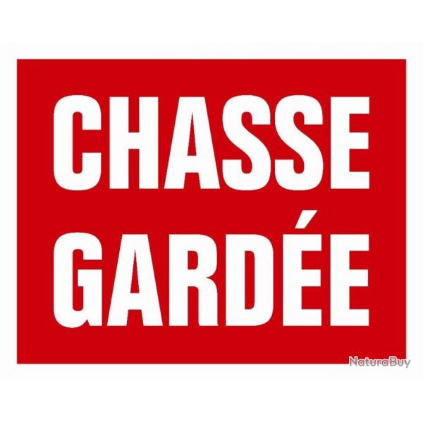 PANNEAU AU CHOIX chasse garde