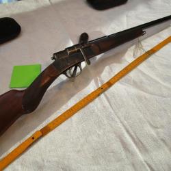 Belle carabine BUFFALO HUBERT cal 28 . acier une palme ..
